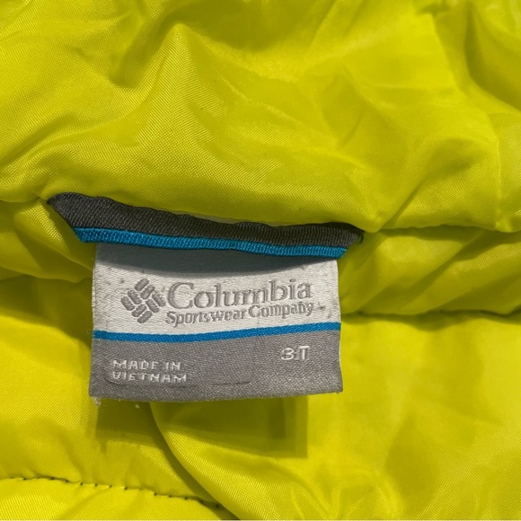 Columbia Powder Lite Insulated Puffer Jacket Hooded Jacket Toddler 3T - Picture 7 of 11